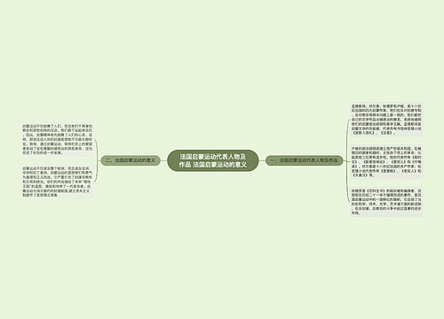 法国启蒙运动代表人物及作品 法国启蒙运动的意义