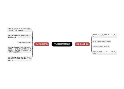 三点共线向量公式