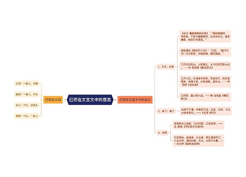 已而在文言文中的意思