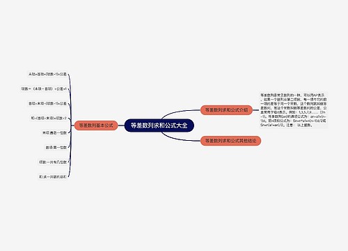 等差数列求和公式大全