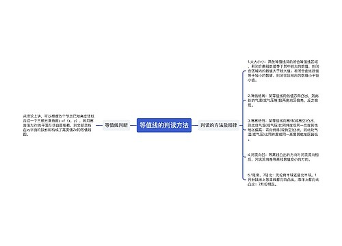 等值线的判读方法