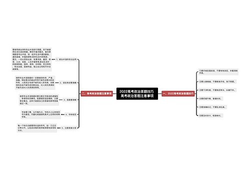 2022高考政治答题技巧 高考政治答题注意事项