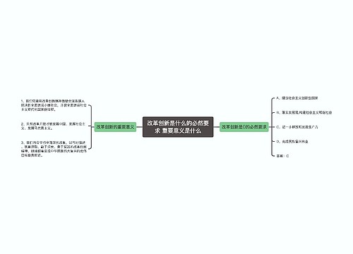 改革创新是什么的必然要求 重要意义是什么