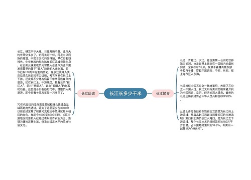 长江长多少千米