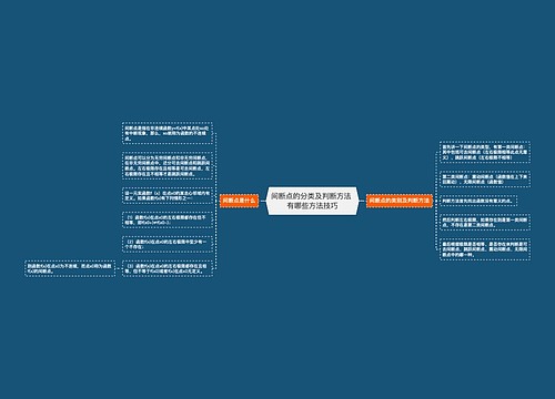 间断点的分类及判断方法 有哪些方法技巧