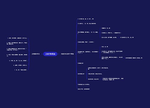 之的7种用法