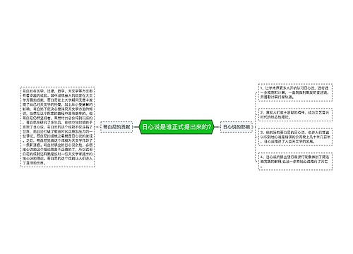 日心说是谁正式提出来的?