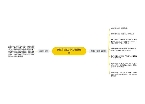 赤道穿过的大洲都有什么洲