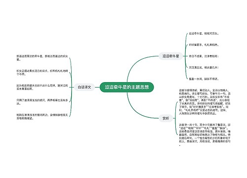 迢迢牵牛星的主题思想