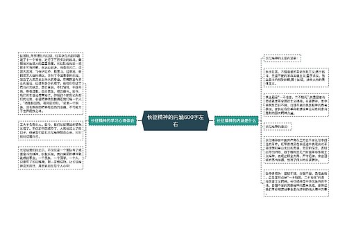 长征精神的内涵600字左右