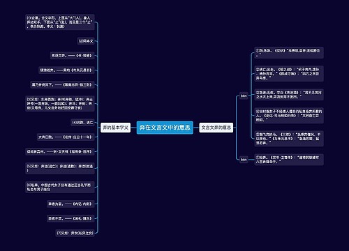 奔在文言文中的意思