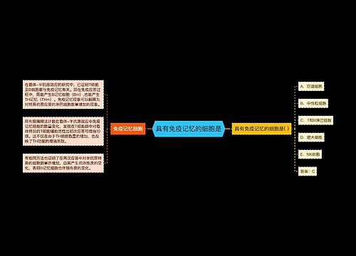 具有免疫记忆的细胞是