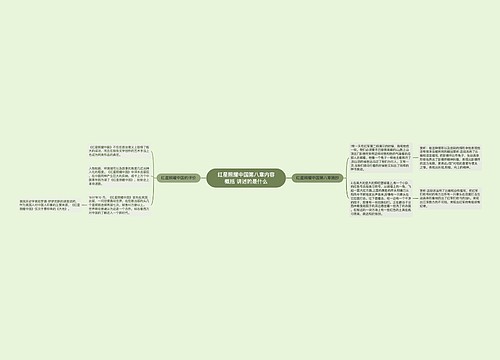 红星照耀中国第八章内容概括 讲述的是什么