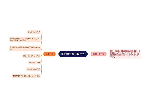 圆的半径公式是什么