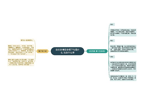 自古多情空余恨下句是什么 出自什么诗