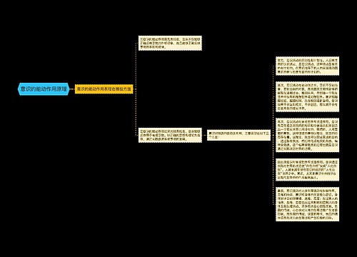 意识的能动作用原理