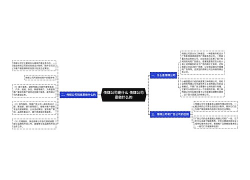 传媒公司是什么 传媒公司是做什么的