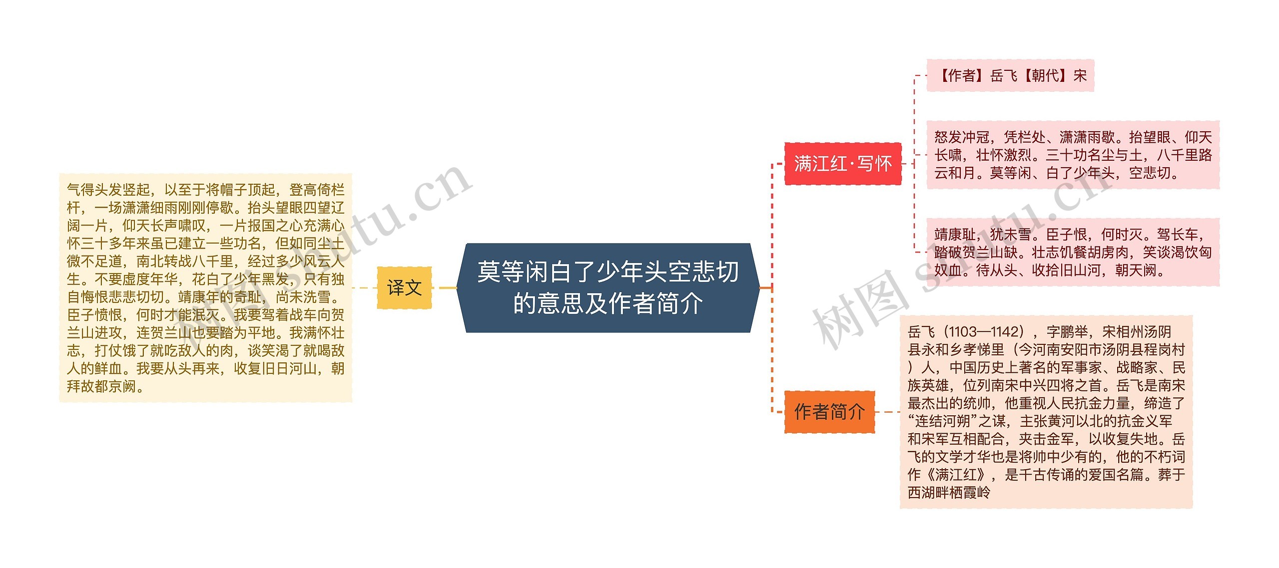 莫等闲白了少年头空悲切的意思及作者简介