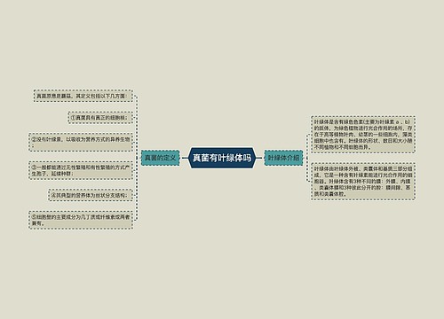 真菌有叶绿体吗