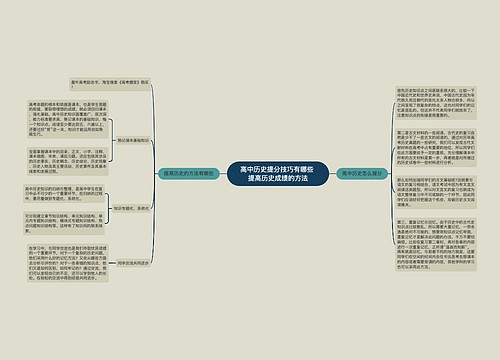 高中历史提分技巧有哪些 提高历史成绩的方法