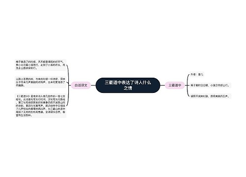 三衢道中表达了诗人什么之情