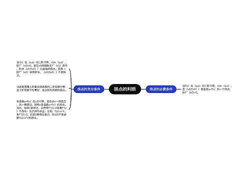 拐点的判断