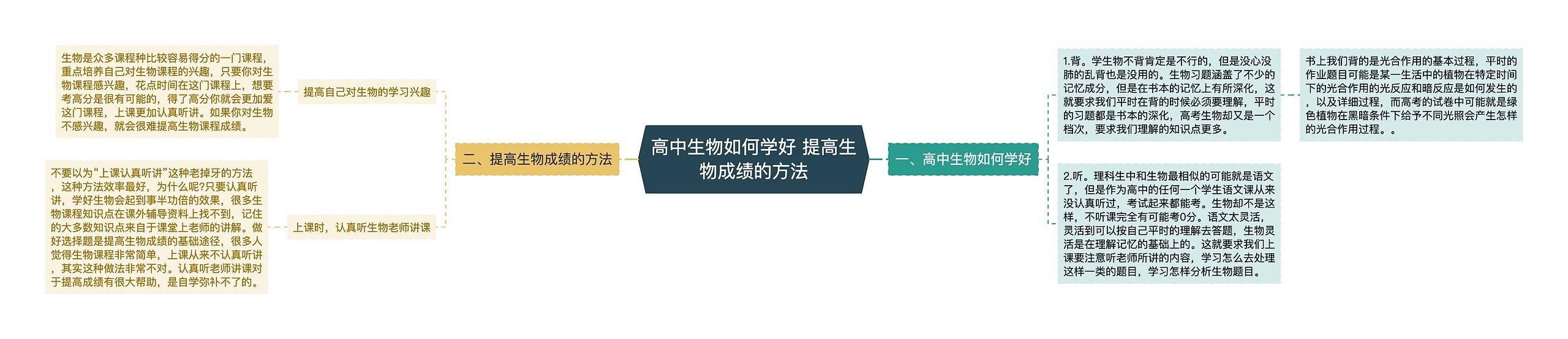 高中生物如何学好 提高生物成绩的方法