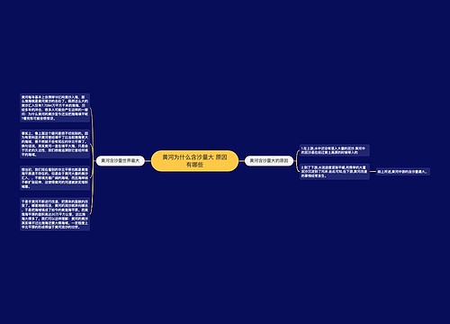 黄河为什么含沙量大 原因有哪些