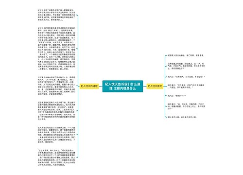 杞人忧天告诉我们什么道理 主要内容是什么