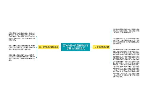 哲学的基本问题有哪些 哲学基本问题的意义