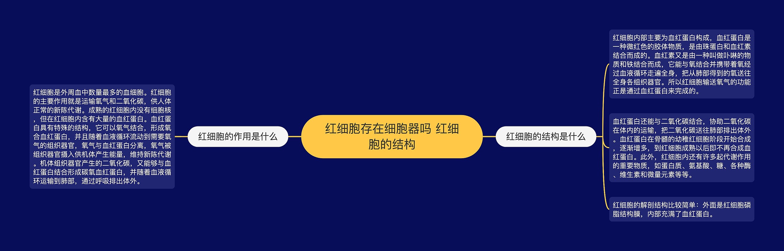 红细胞存在细胞器吗 红细胞的结构