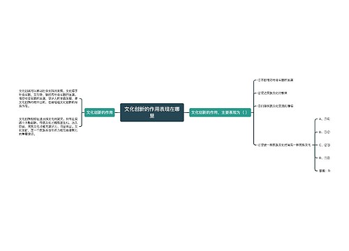 文化创新的作用表现在哪里