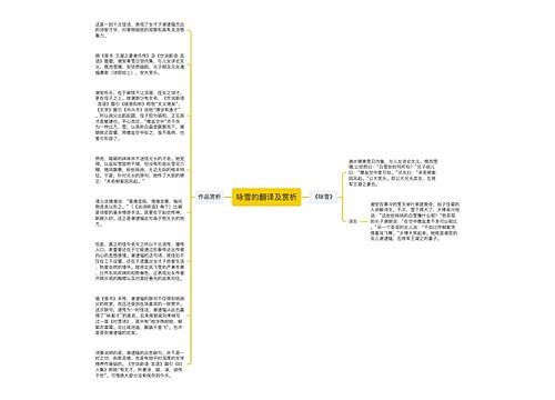 咏雪的翻译及赏析