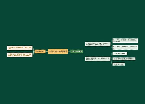 泣在文言文中的意思