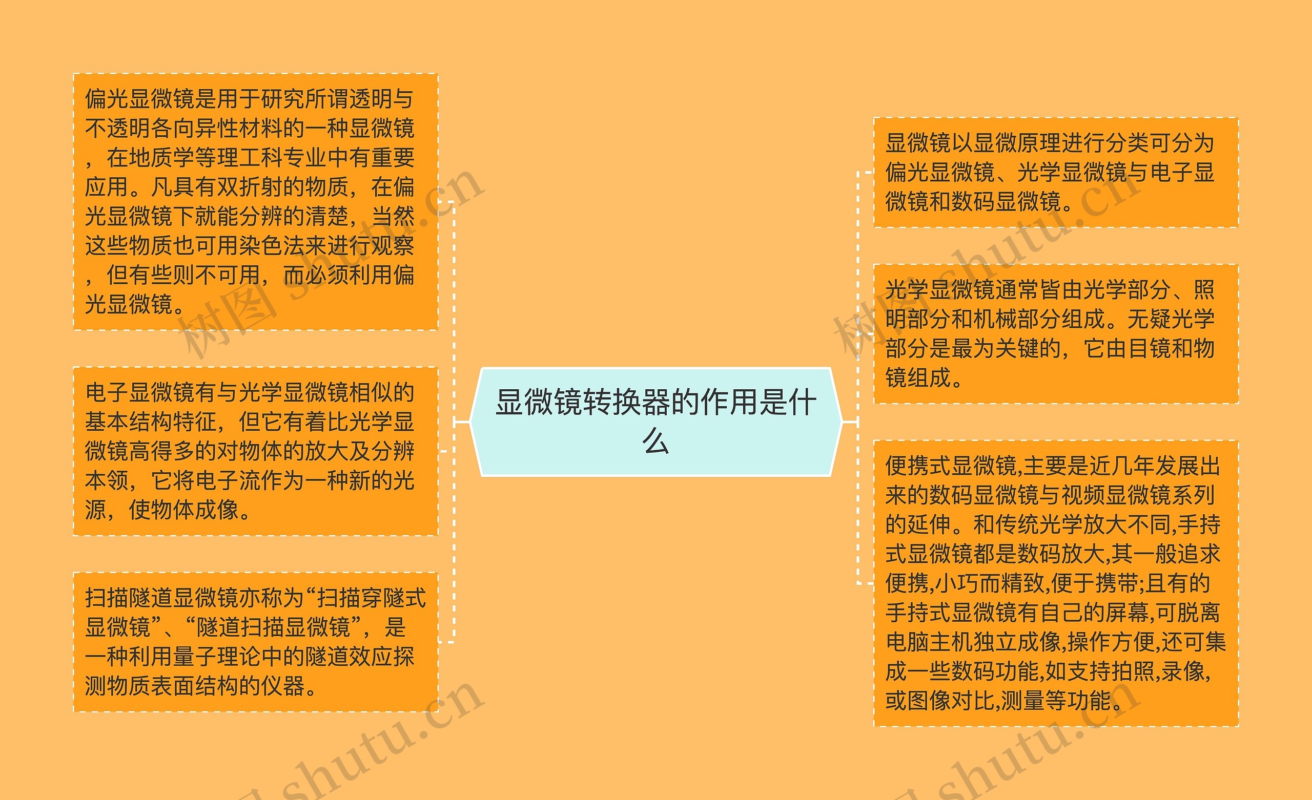 显微镜转换器的作用是什么思维导图