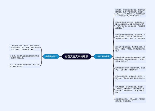 者在文言文中的意思