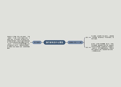 强行者有志什么意思