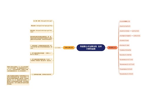 导函数公式运算法则  怎样计算导函数