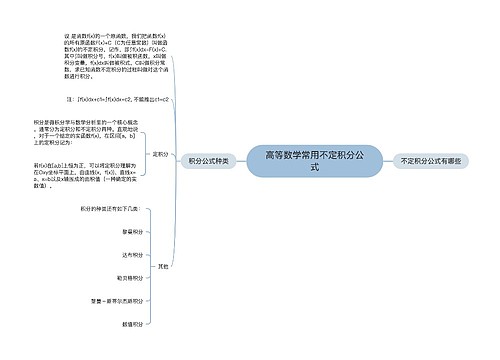 高等数学常用不定积分公式