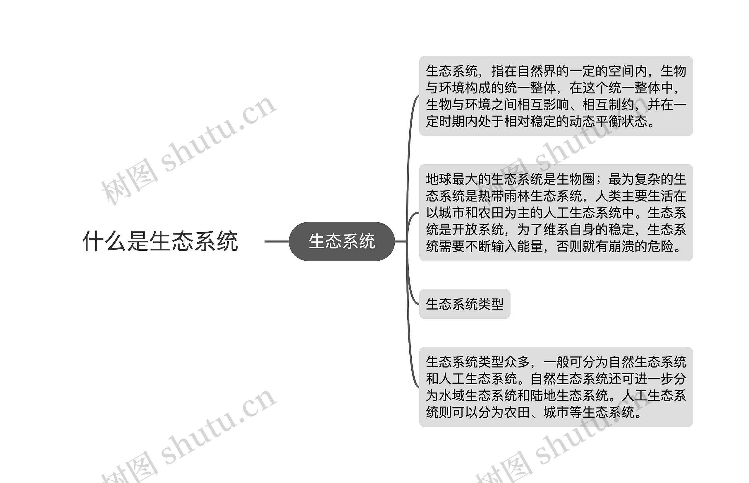 什么是生态系统思维导图