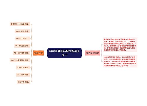 科学家爱因斯坦的智商是多少