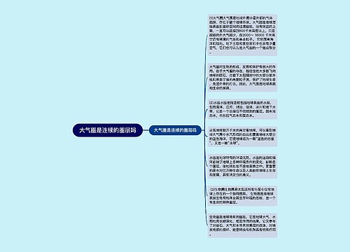 大气圈是连续的圈层吗
