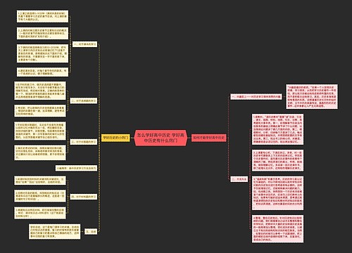 怎么学好高中历史 学好高中历史有什么窍门