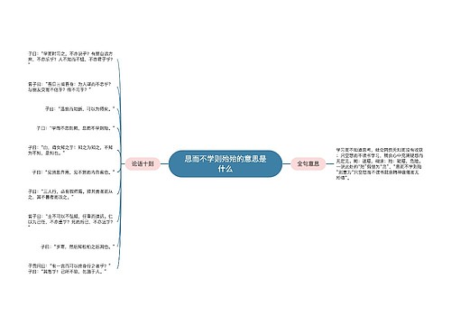 思而不学则殆殆的意思是什么