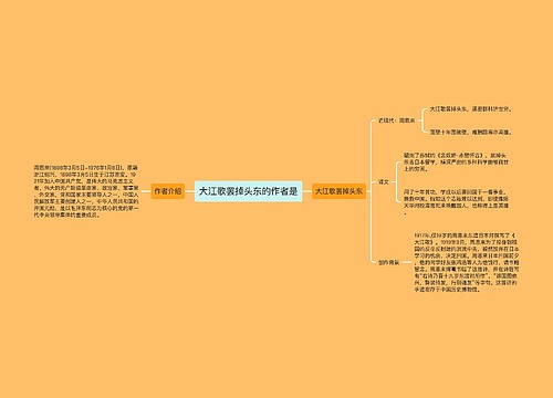 大江歌罢掉头东的作者是