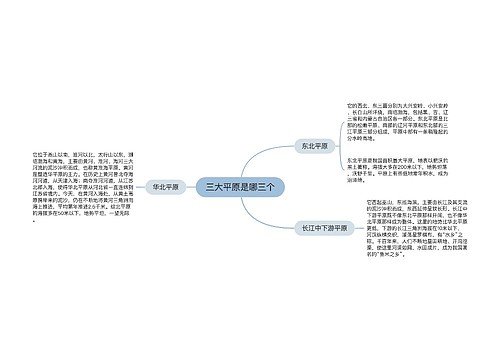 三大平原是哪三个