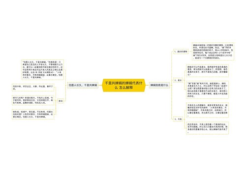 千里共婵娟的婵娟代表什么 怎么解释