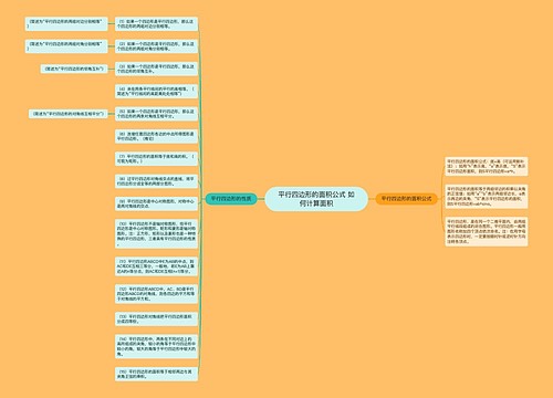 平行四边形的面积公式 如何计算面积