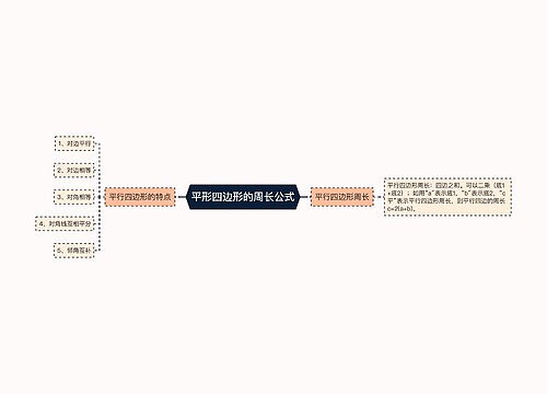 平形四边形的周长公式