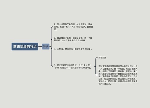 商鞅变法的特点